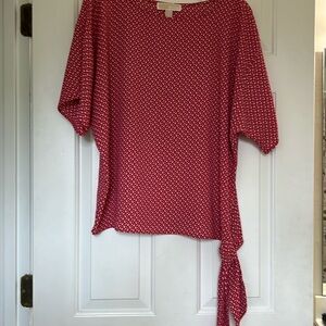 Michael Kors side tie blouse